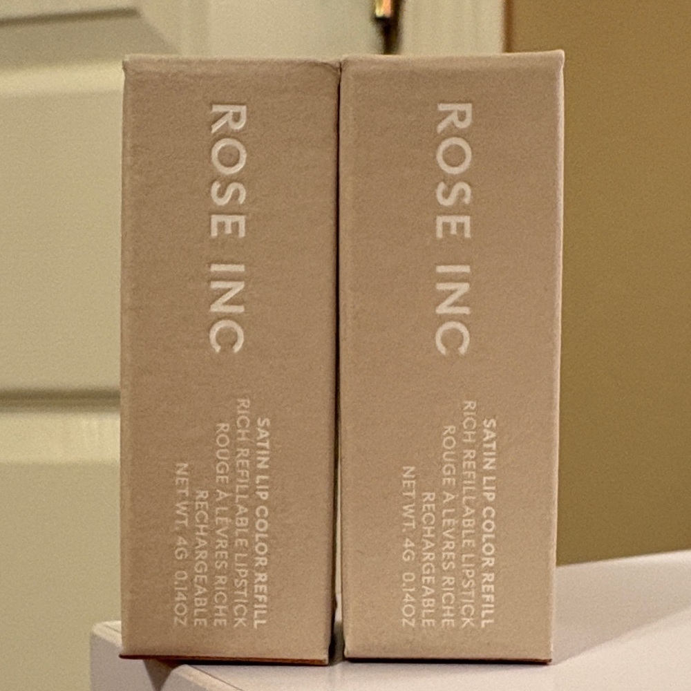 NEW Set Of 2 Rose Inc Satin Lip Color Lipstick in Persuasive
